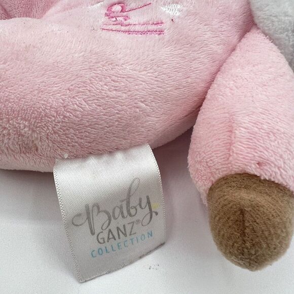 Baby Ganz Collection Plush Pink Stuffed Toy My First Baby Doll Rattle Brown Skin - Picture 5 of 7